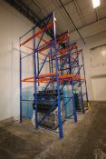 3-Sections of Drive-In/Double Wide Pallet Rack, with (1) Other Section of Pallet Rack, Includes (