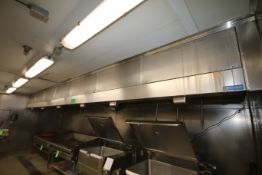 Greenheck 2-Compartment S/S Kitchen Ventilation System, with (2) Ansul R-102 Wet Chemical Fire
