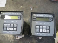 ROSEMONT ANALYTICAL, CONDUCTIVITY ANALYZER MODEL: 1054AT, SERIAL #: B93-00548, PWR 115V