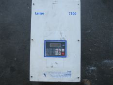 10 HP VARIABLE FREQUENCY DRIVE, LENZE 7500, MODEL: 7514-4C, SERIAL #: 34775-410,ENCLOSURE TYPE 4112