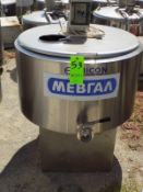 Ermicon (Packo) Aprox. 200L/52 Gal. S/S Jacketed Farm Tank with Hinged Lid, Twin Blade Prop, Motor