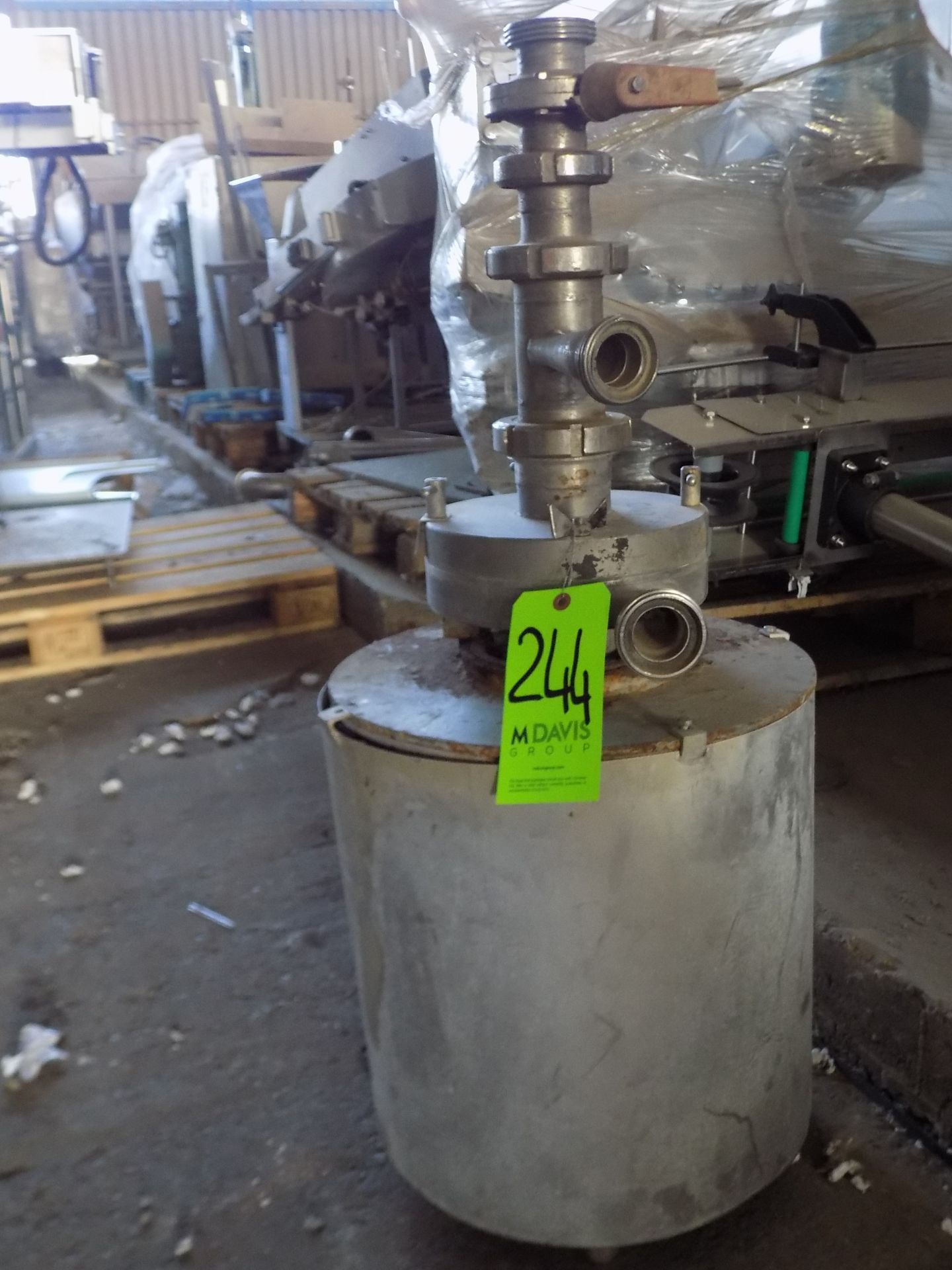 Powder Mixer,Connections DIN 40 (NOTE: Motor Needs Replaced) EUR 50.00 Euro Rigging & Loading Fee.