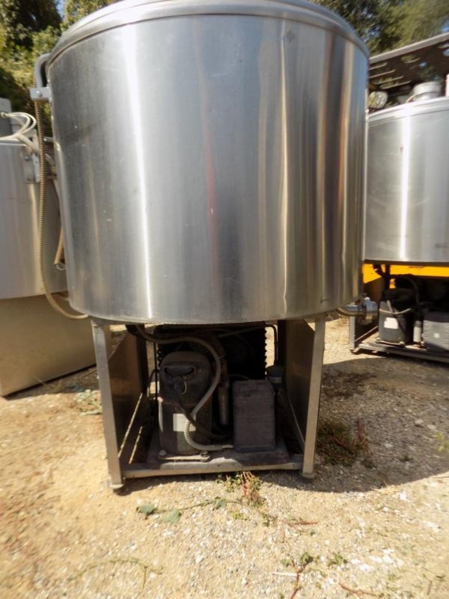 Ermicon (Packo) Aprox. 300 L/79 Gal. S/S Jacketed Farm Tank with Hinged Lid, Twin Blade Prop, - Image 4 of 4