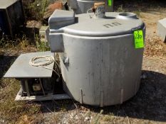 Frai Lait Aprox. 440 L/116 Gal. Jacketed S/S Farm Tanks with Hinged Lid, Twin Blade Prop, Motor with