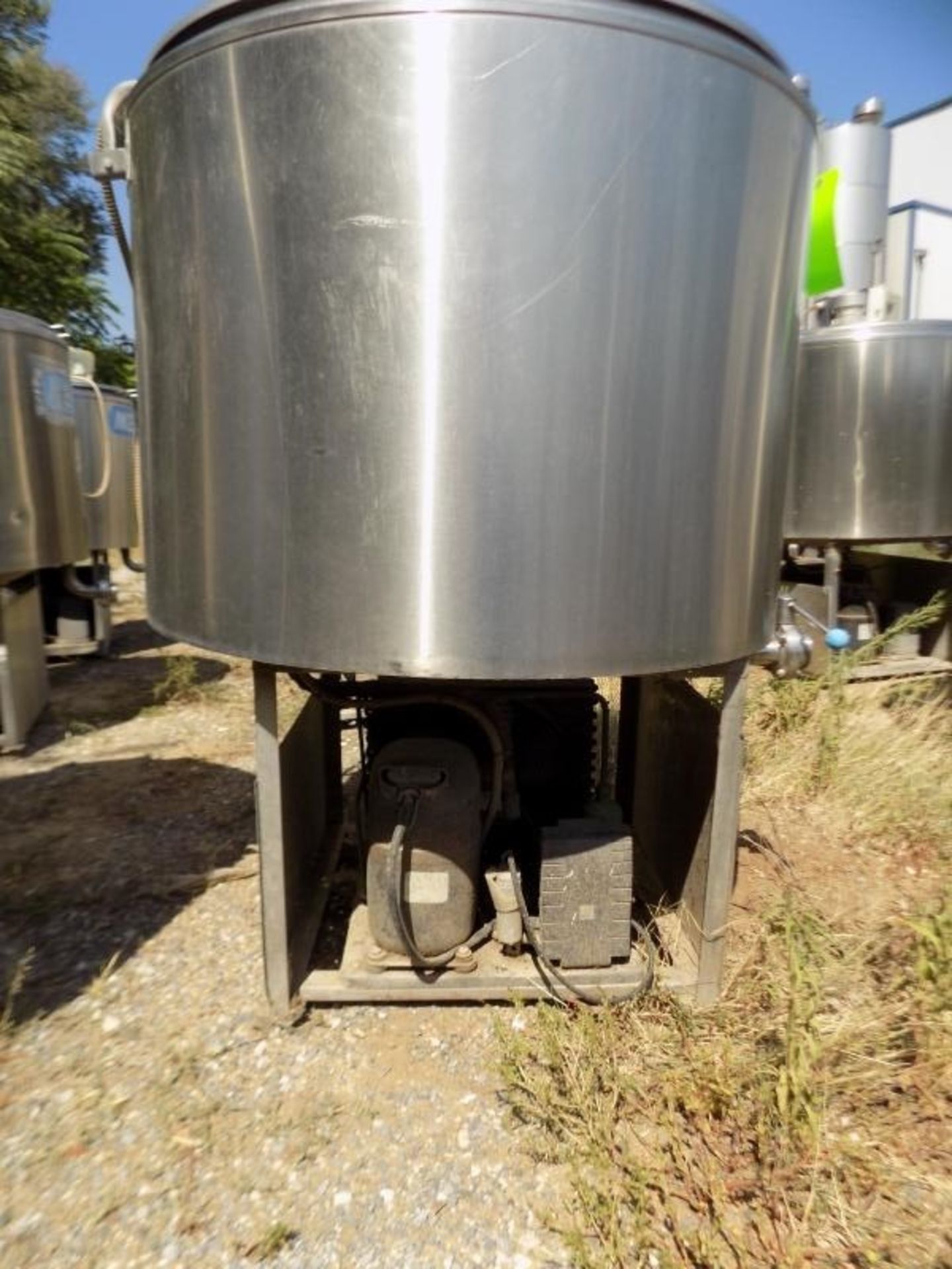 Ermicon (Packo) Aprox. 300 L/79 Gal. S/S Jacketed Farm Tank with Hinged Lid, Twin Blade Prop, - Image 4 of 4