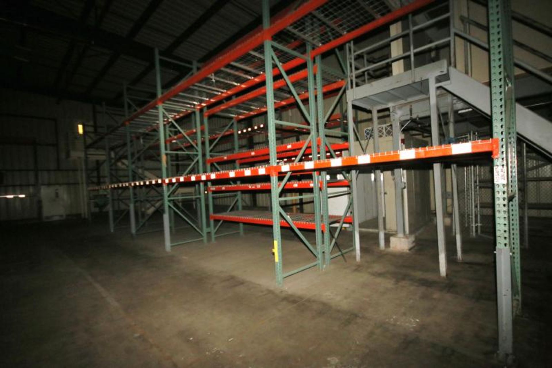 (28) Interlake Pallet Racking, Clip Type, 3 - 4 High, 16 ft H Uprights, 8 ft to 12 ft L Sections, - Image 6 of 10