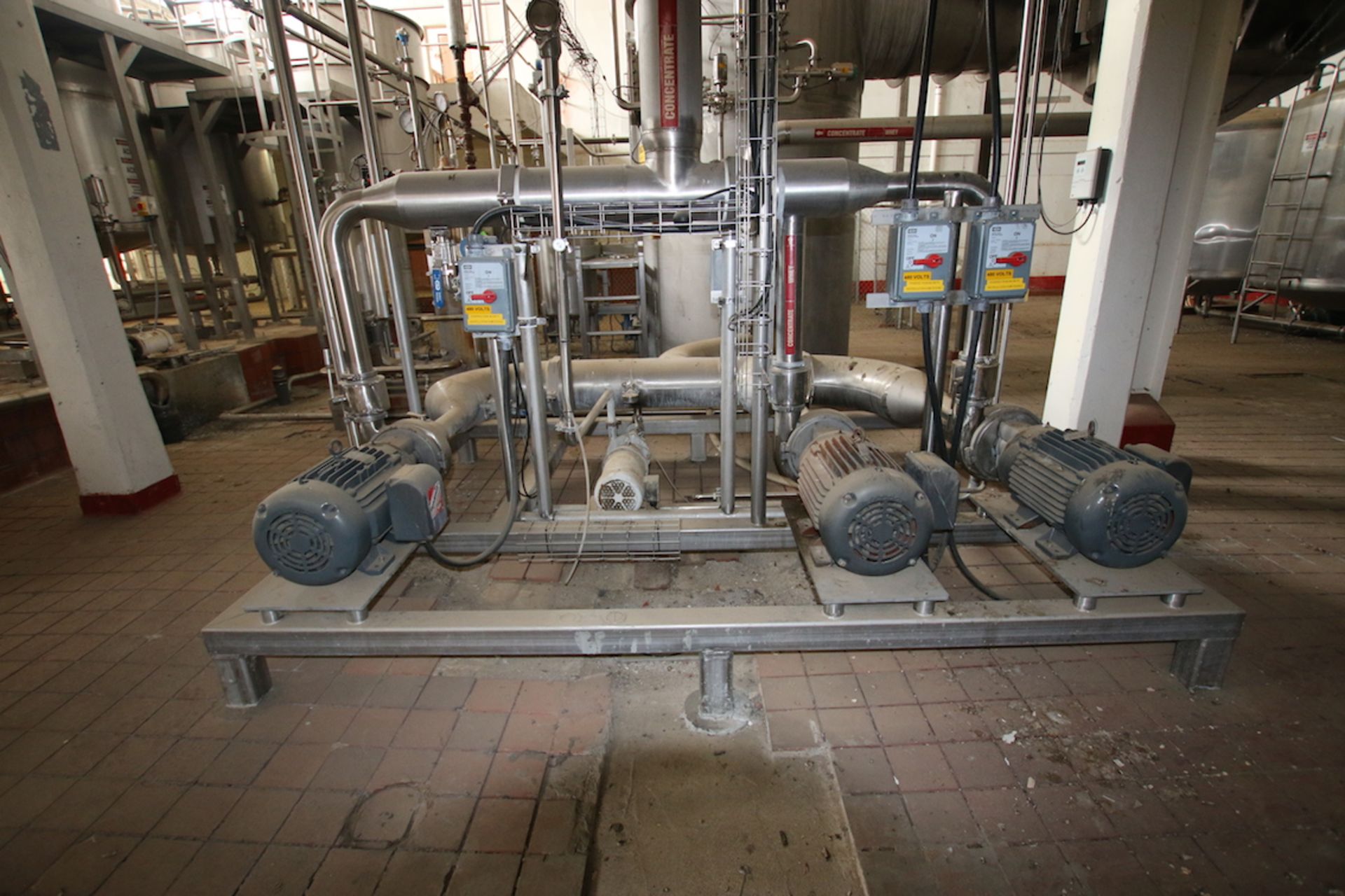 Recirculation Skid Equipped with (4) Centrifugal Pumps, Including (3) AMCO 25 HP & Wright Flow P - Image 2 of 13