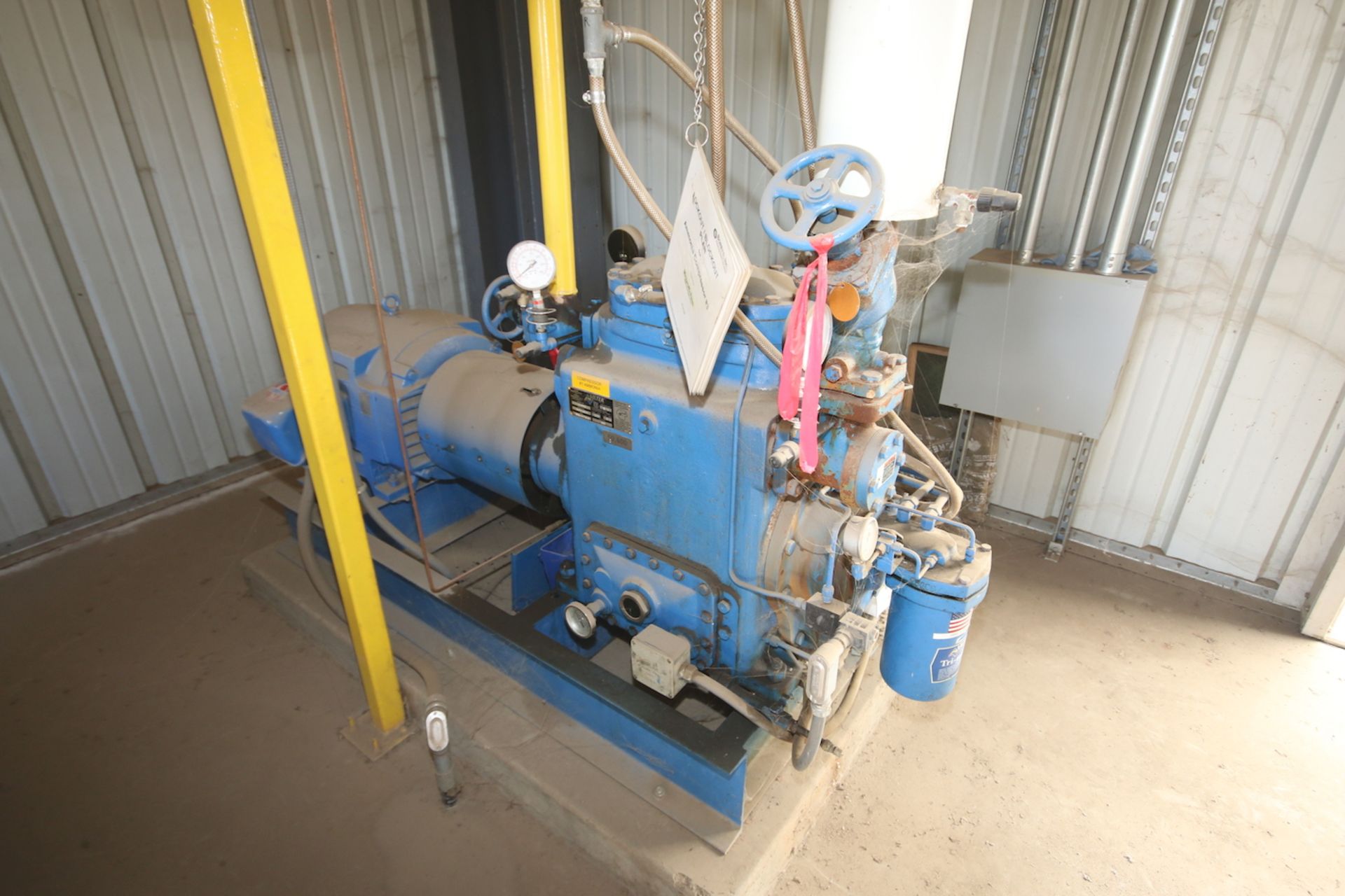 Vilter 2 - Cylinder @ 40 hp Ammonia Recip Compressor, Size 411K452XLD, Order No. SO64851, SN S1994 - Image 2 of 7