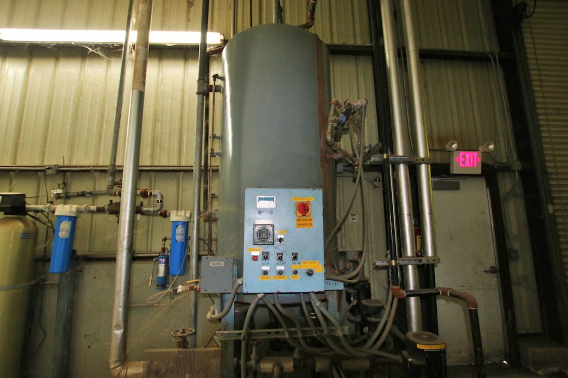 Boiler Dearator with (4) Grundfos Pumps - Image 10 of 10