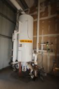 2008 Industrial Service & Fabricators (ISF) 134" H x 41" W Vertical Ammonia Recirculation System,