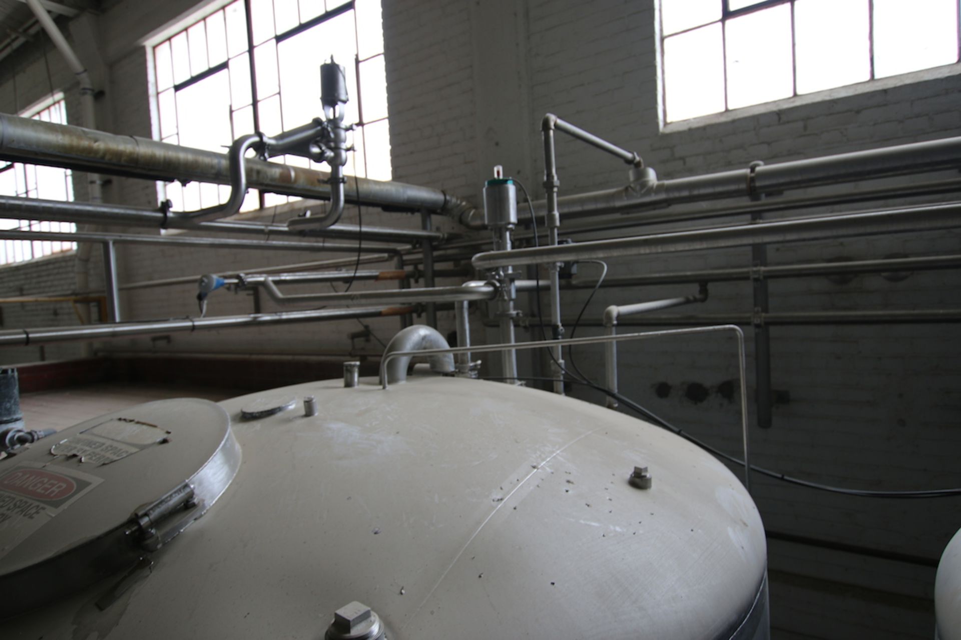 Evaporator 4 Tank CIP System, (2) Walker 1,600 Gal. SS Tanks, Dimensions – 100″ H x 70″ W, Dome T - Image 25 of 40