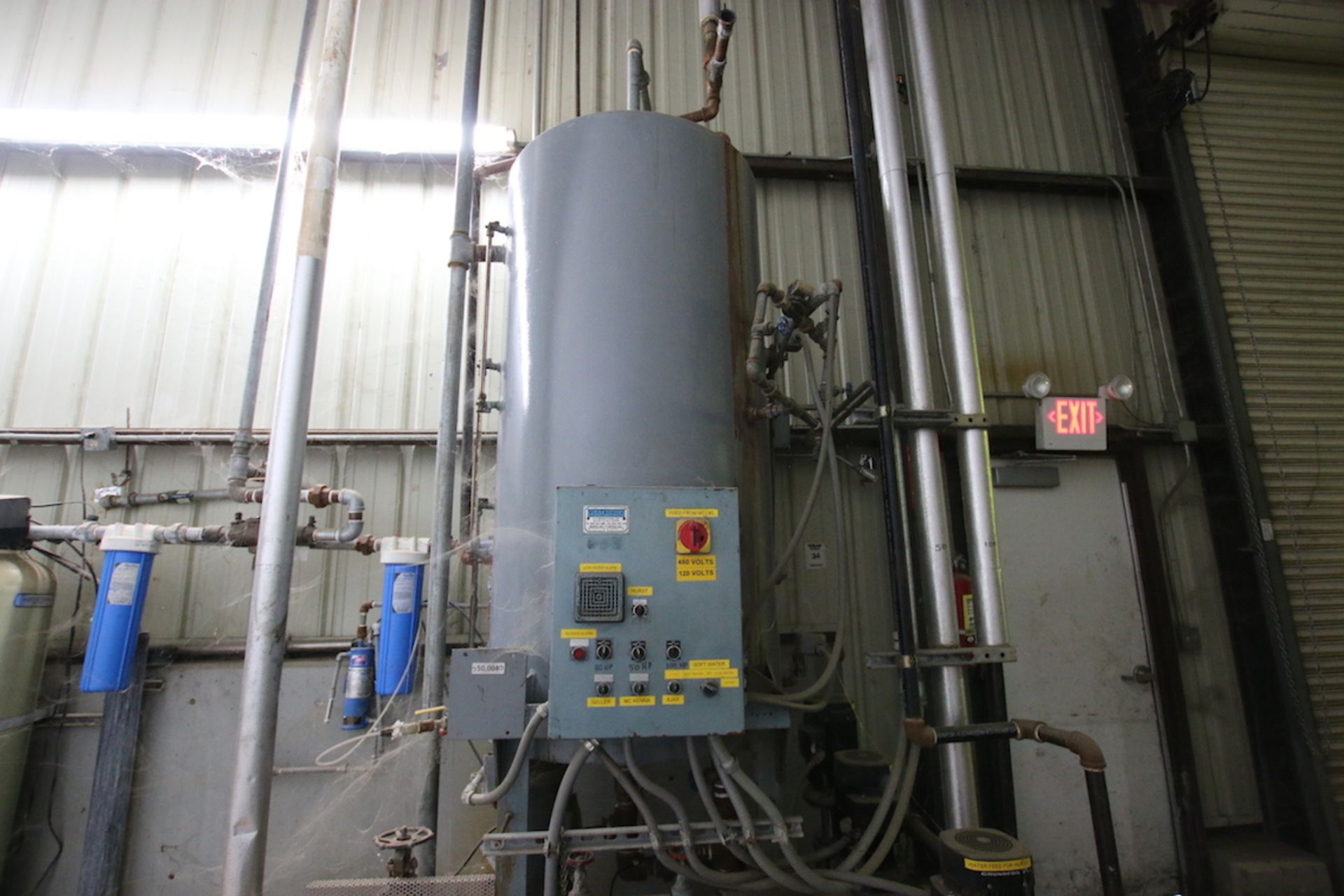 Boiler Dearator with (4) Grundfos Pumps - Image 3 of 10