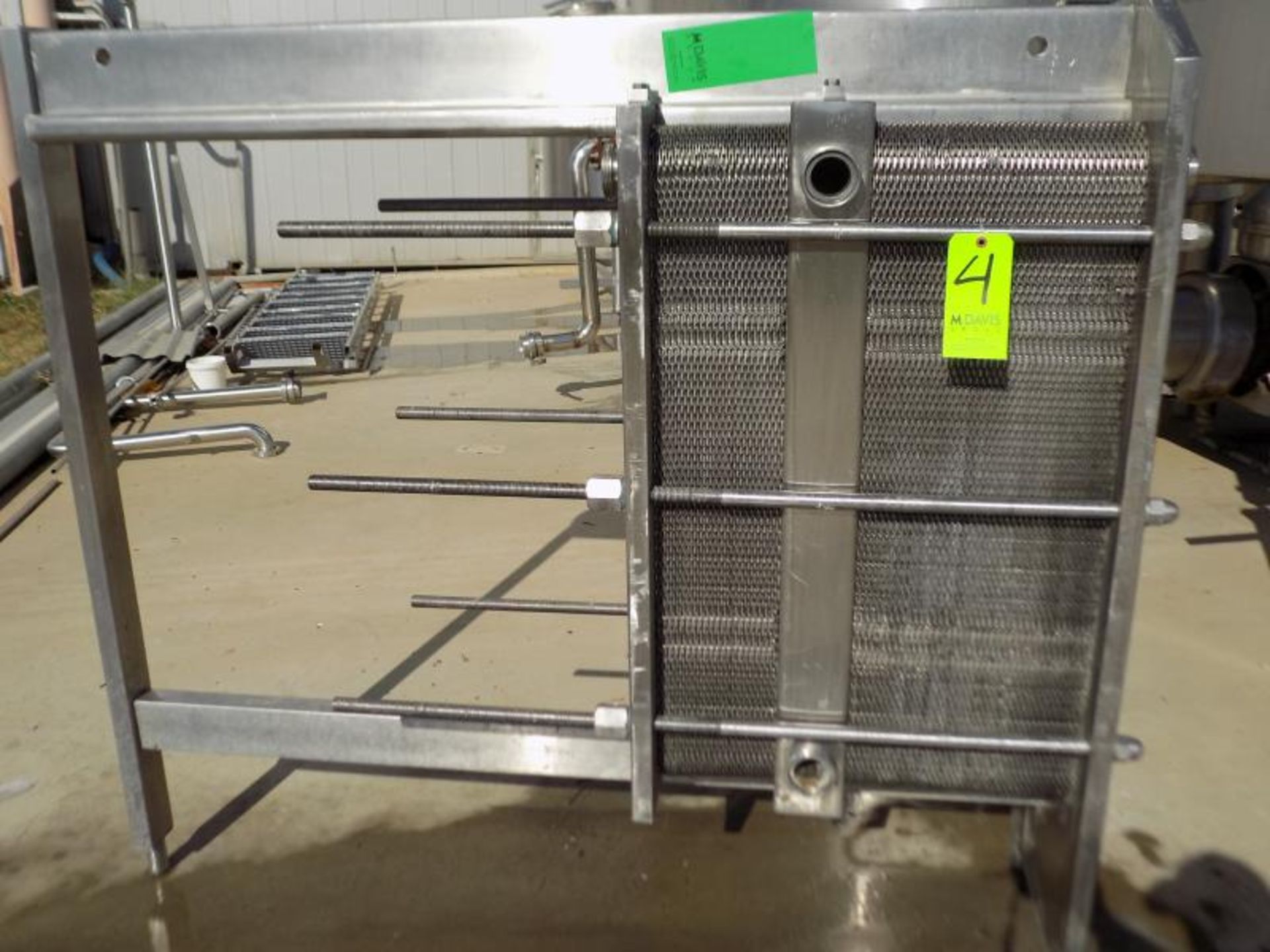 S/S Plate Heat Exchanger with 2-Sections (120) S/S Plates (NOTE: ID Plate Not Available)