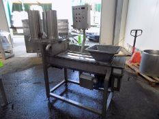 Twin Auger S/S Cheese Moulding Machine with Drive (NOTE: Control Panel is Empty)