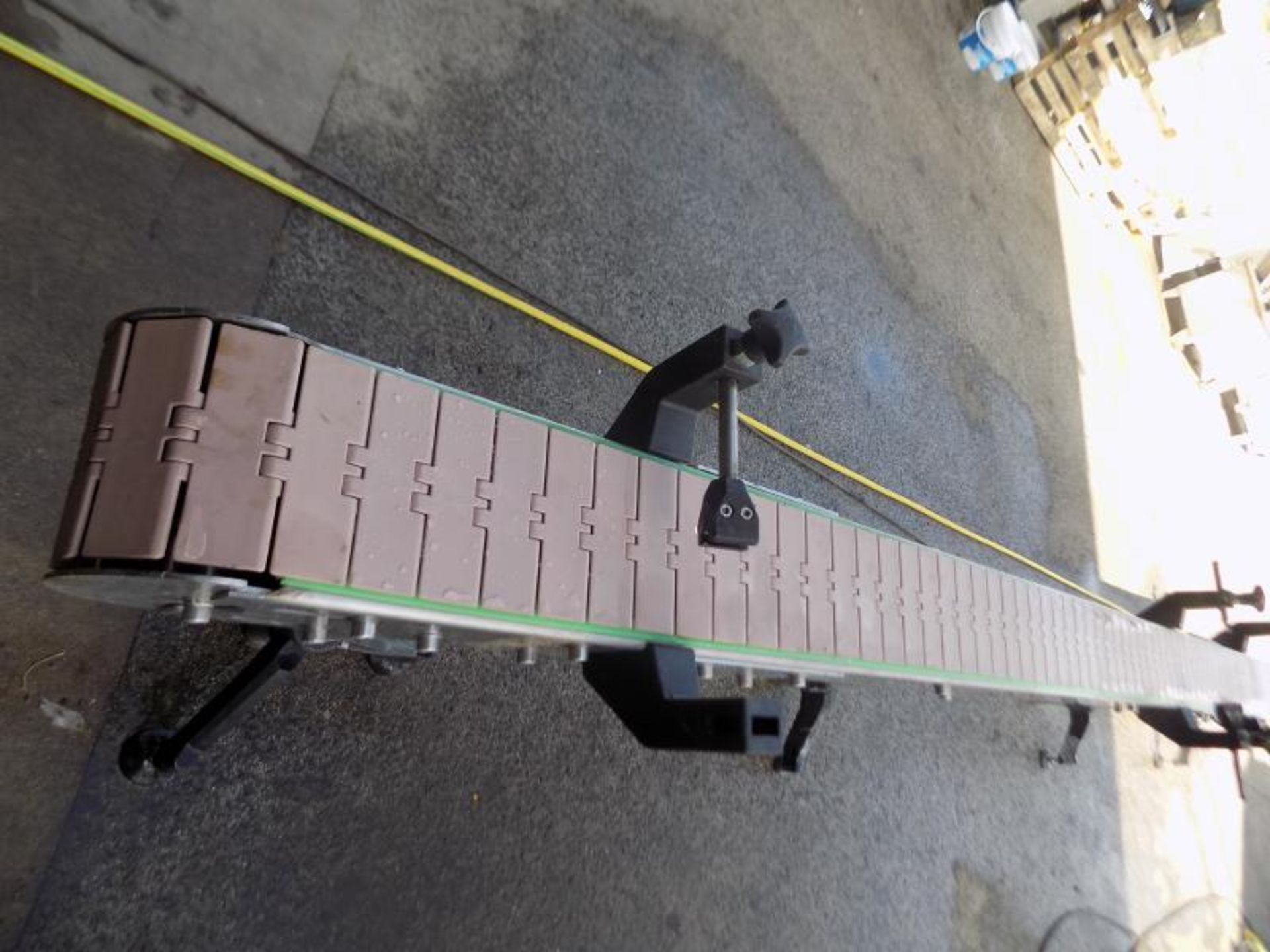 S/S Product Conveyor Belt with Drive, Plastic Belt and Leg Supports, Overall Dimensions Aprox. 550 - Image 3 of 3