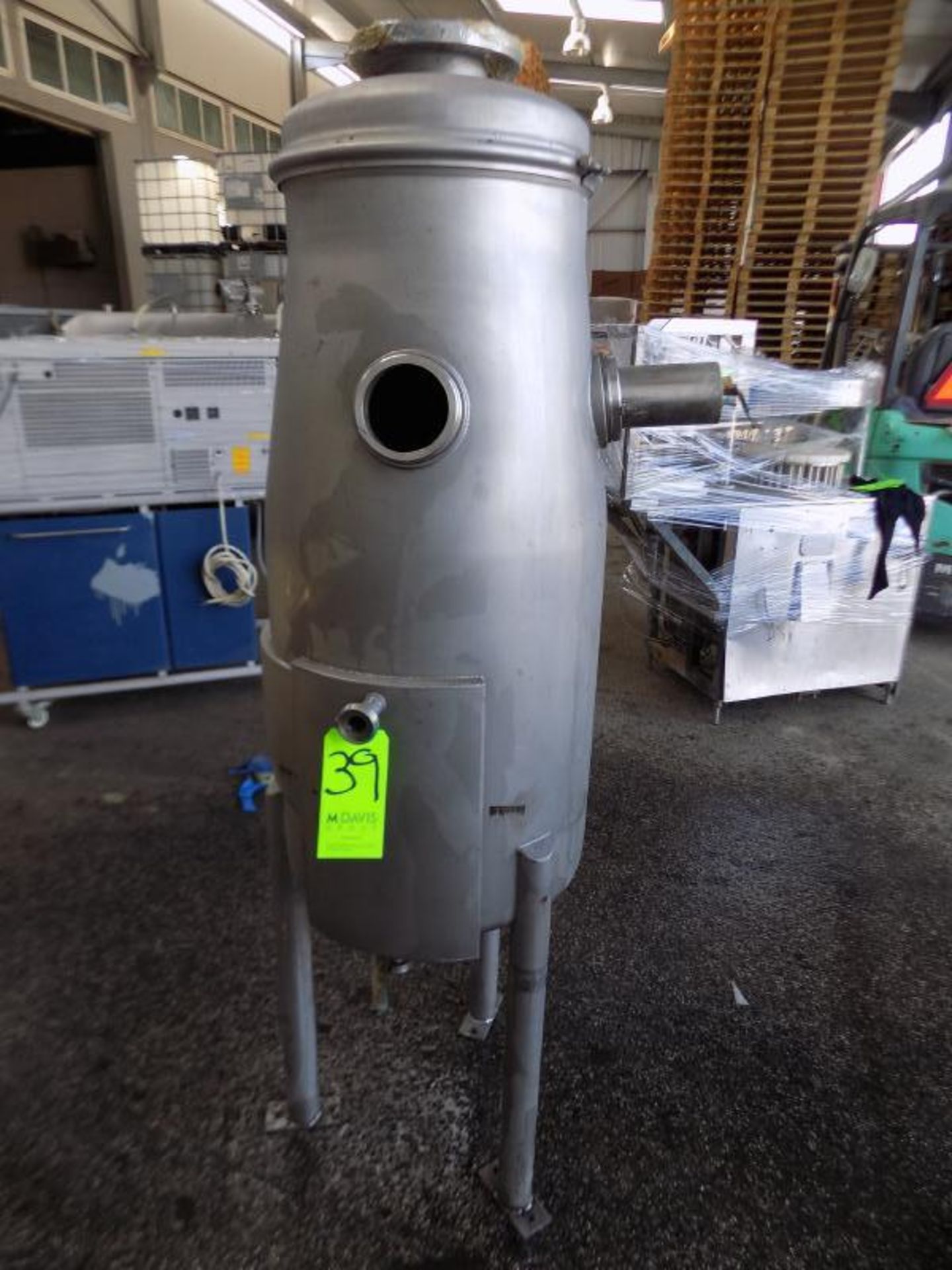 Alfa Laval S/S Deaerator, Type DC 500 E, S/N 32142-1781