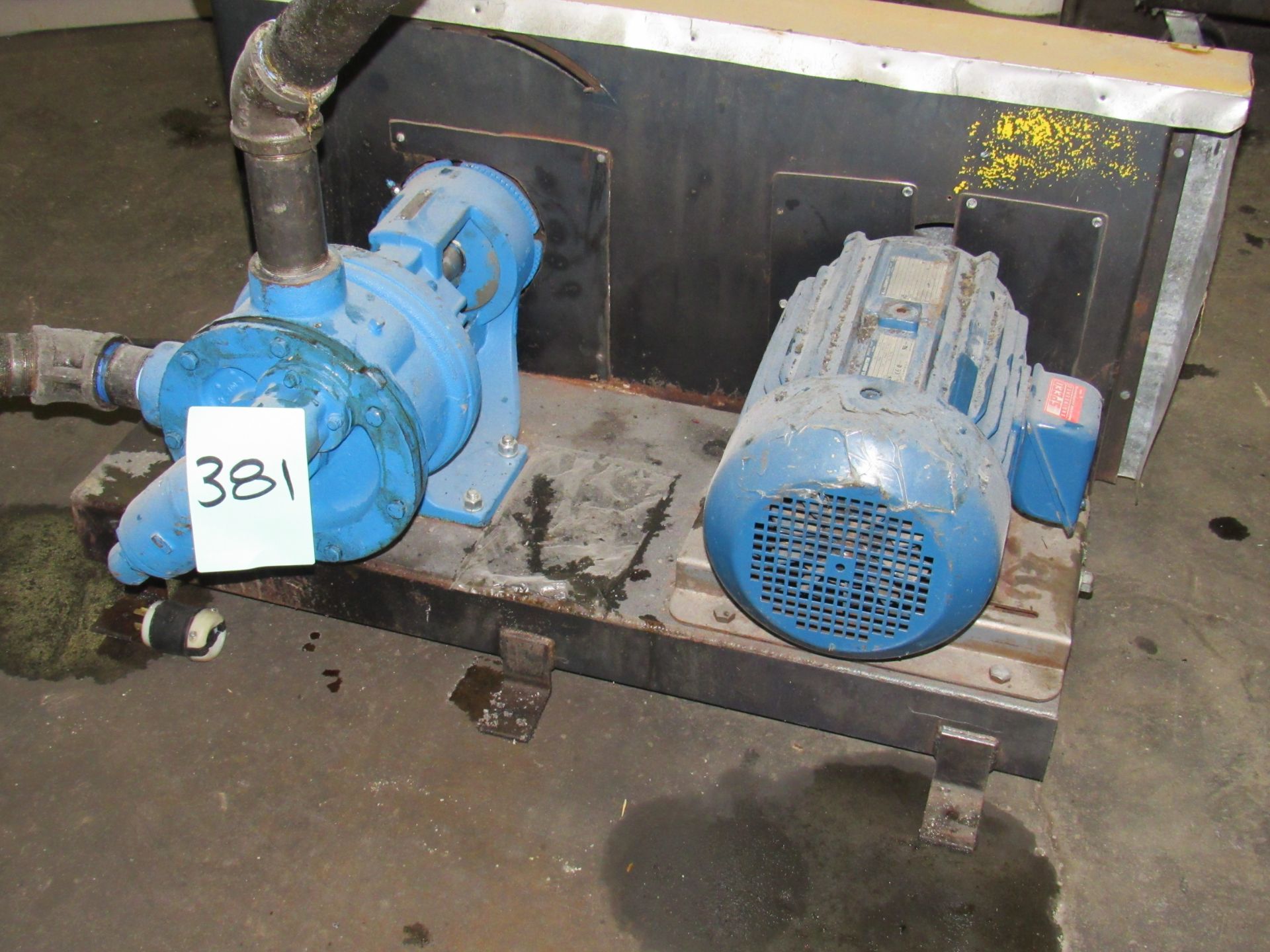 Viking Pump Model L4124B, Serial #12543358, 2" inlet and outlet with relief valve, 3HP Motor -Free