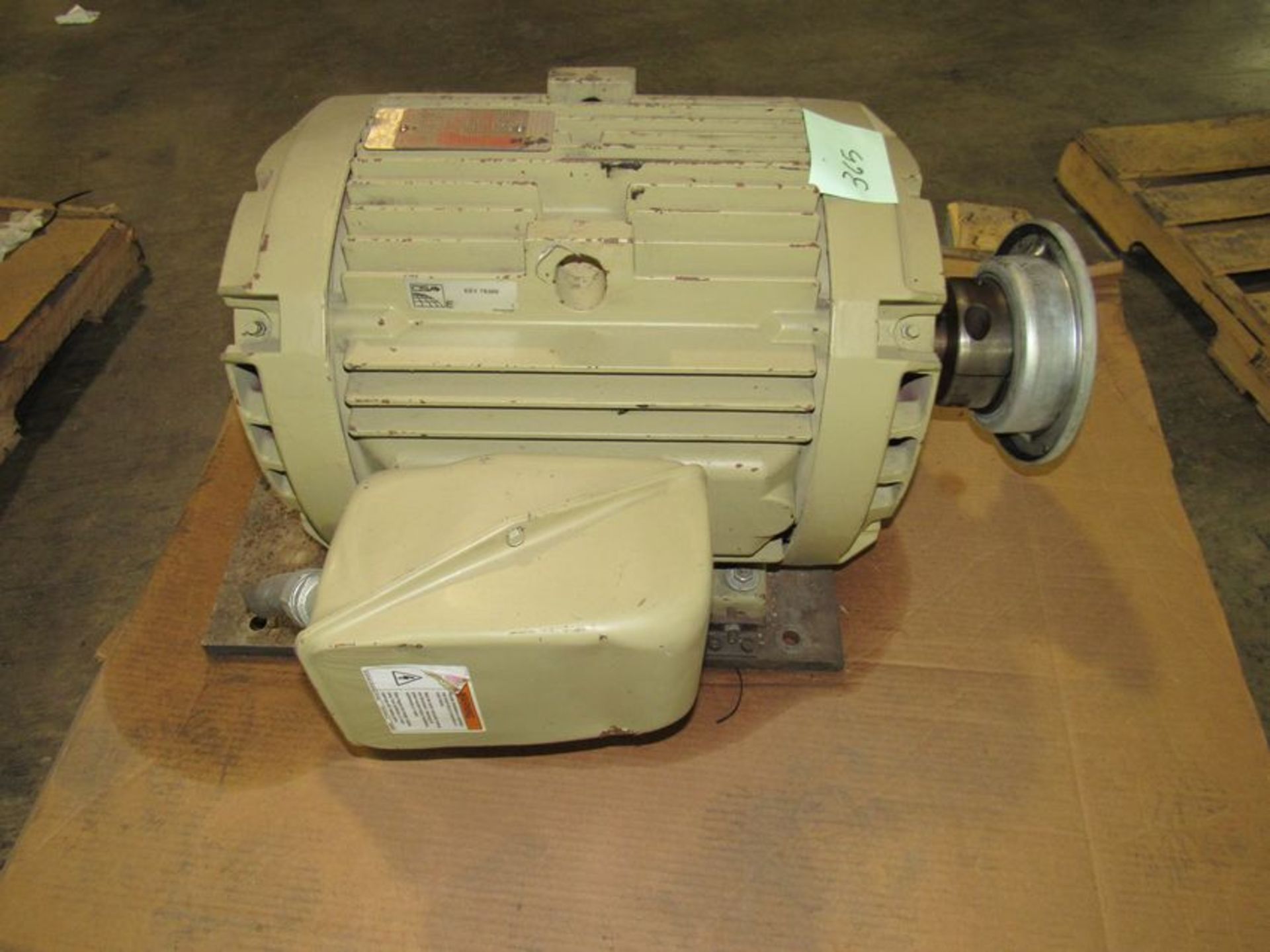 40-HP GE Energy Saver High Speed Electric Motor Model #5KS324AS205D22, 230/460 Volts, 97.4/48.7 - Image 3 of 4