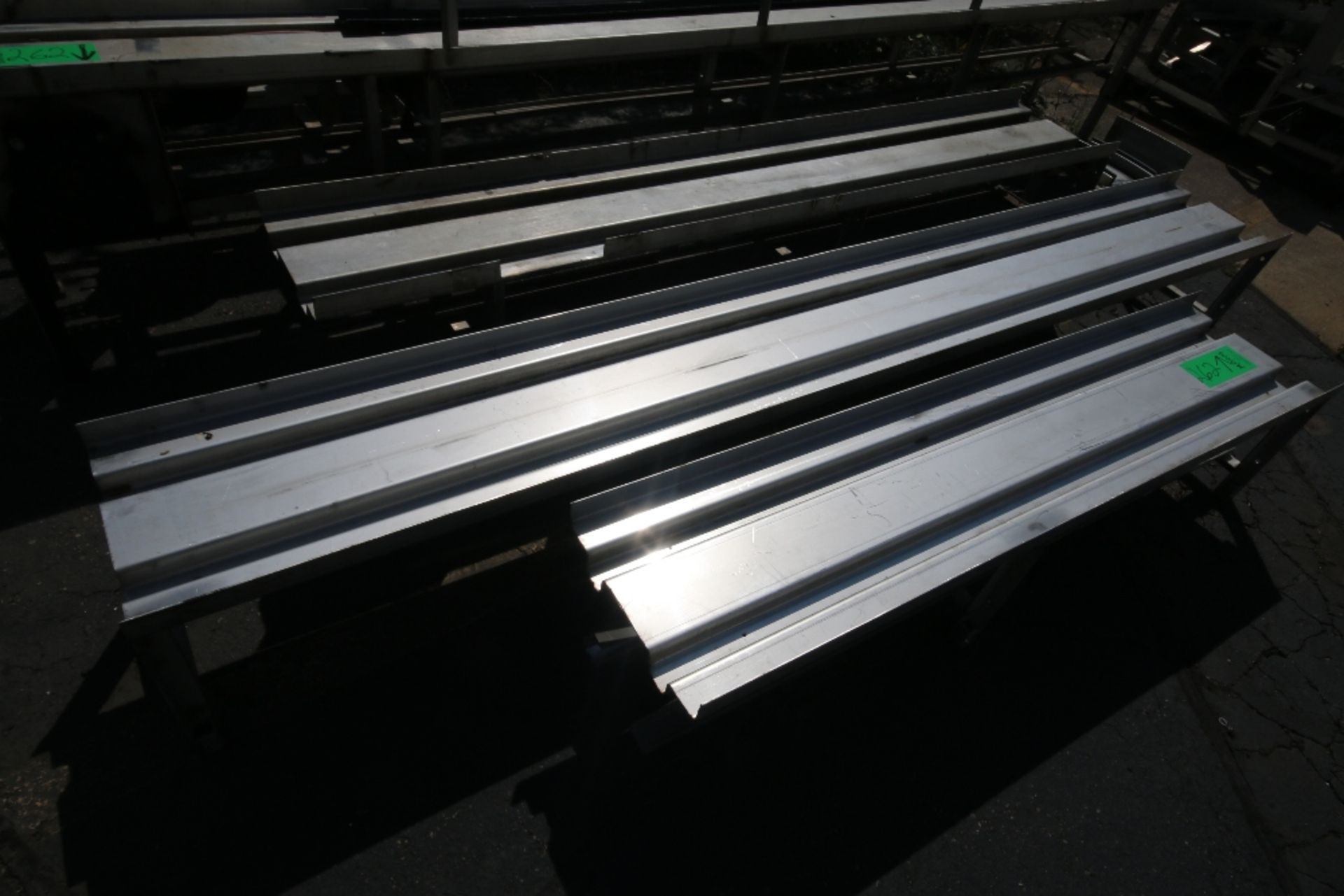 (5) Pcs. – Above Ground S/S Case Conveyor Pans – (1) with Drive — (1) 12 ft. 10″, (1) 11 ft., (1 - Image 4 of 5