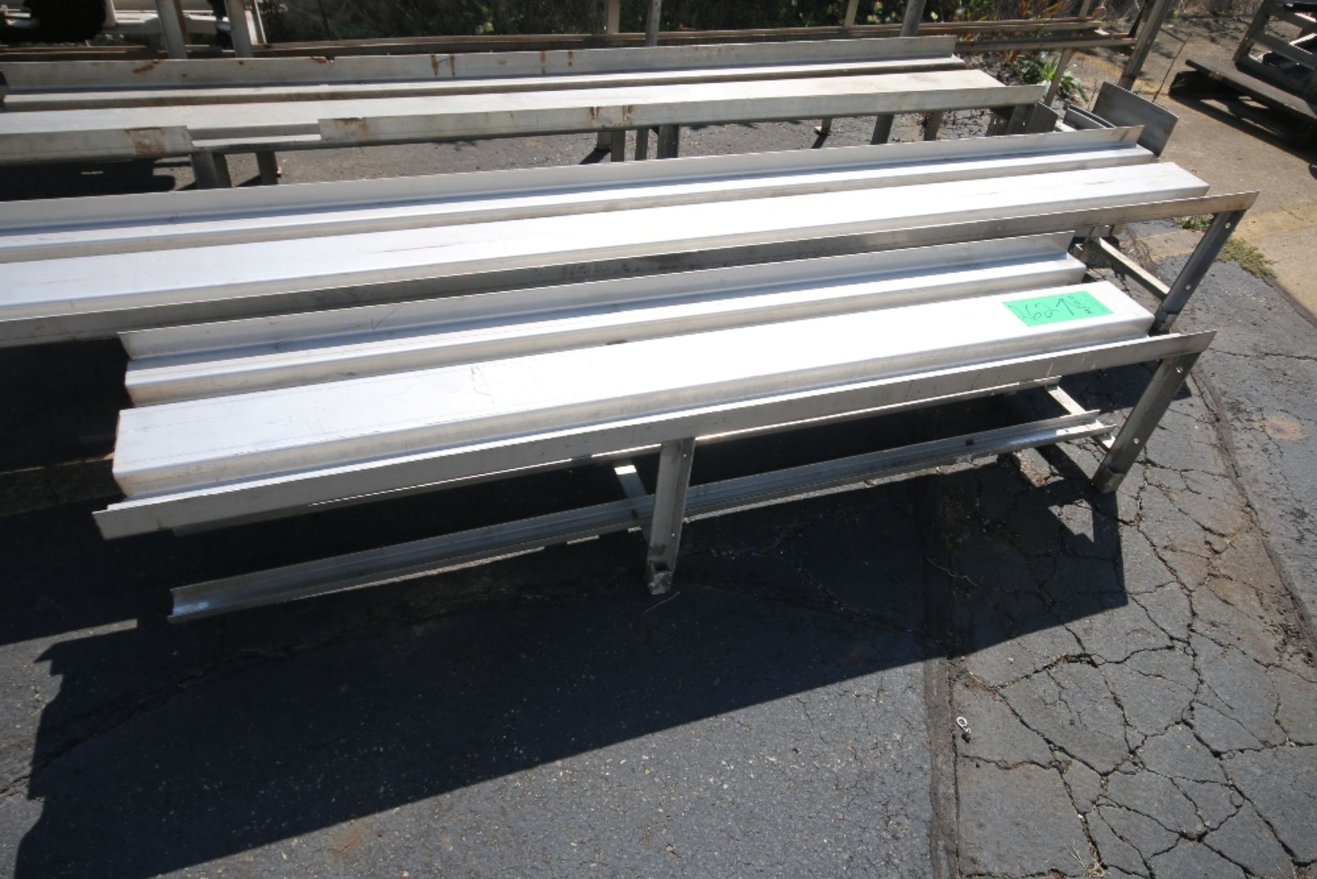 (5) Pcs. – Above Ground S/S Case Conveyor Pans – (1) with Drive — (1) 12 ft. 10″, (1) 11 ft., (1 - Image 5 of 5