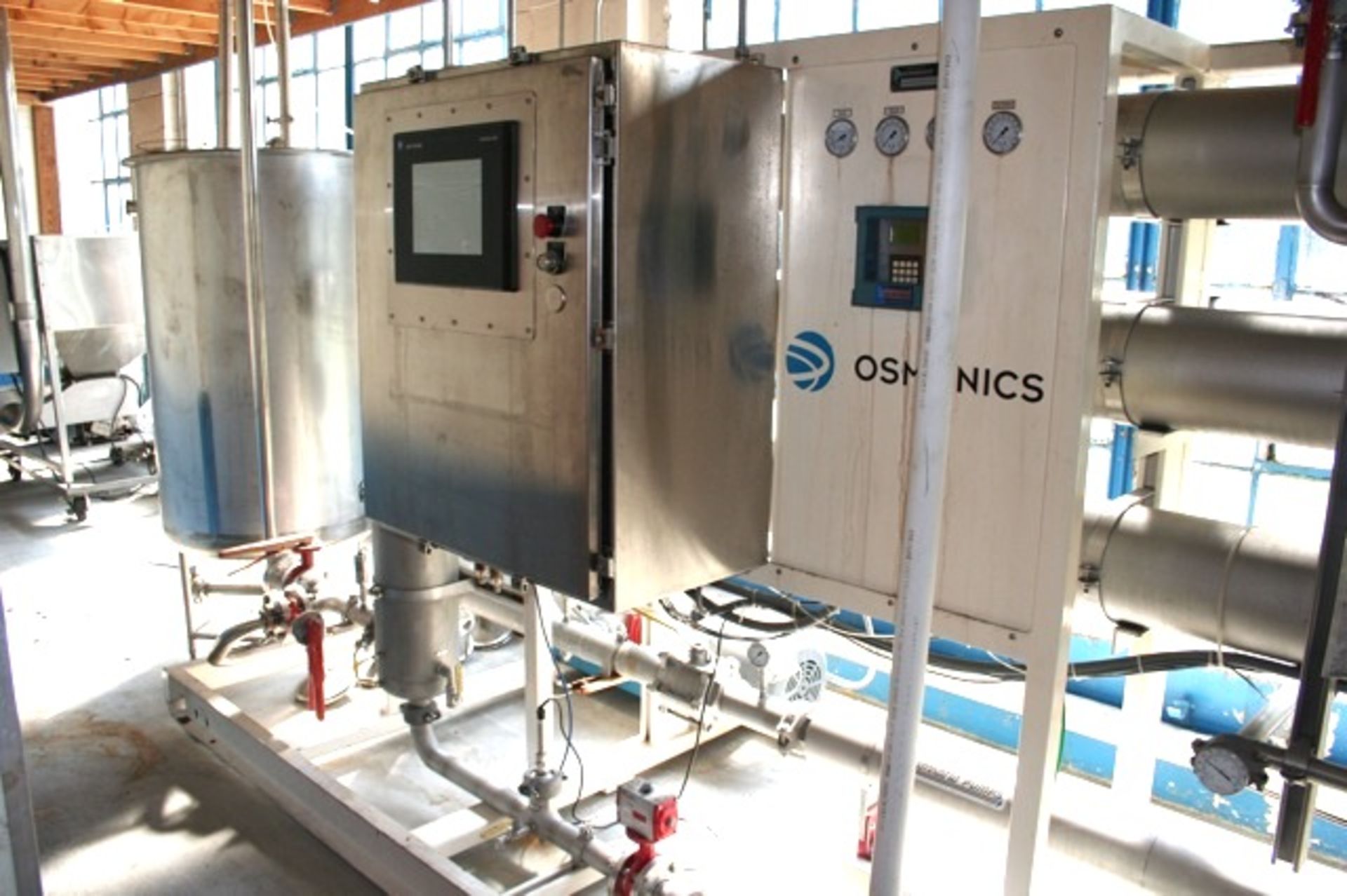 GE Osmonics 100 GPM Reverse Osmosis Skid Mounted System Model: 54A-HR144K-DLX Serial: 96-J416560A - Image 3 of 8