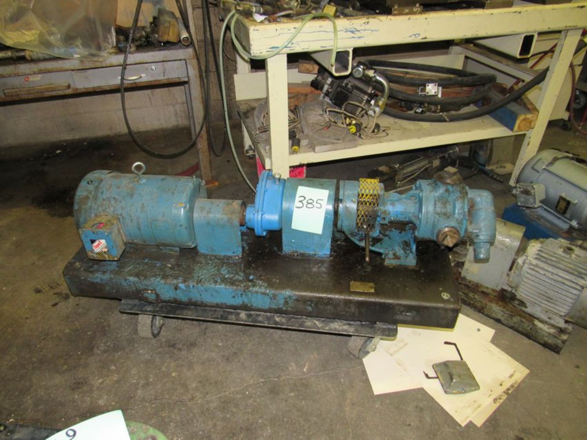 Viking Pump Model KK4125B. 2" inlet and outlet, with relief valve, 3HP Motor -Free removal and - Image 2 of 10