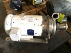 TriClover 10HP Centrifugal Pump Includes Baldor 10 HP motor, 208-230/480 Volt 3 Phase 60 Hz, Last