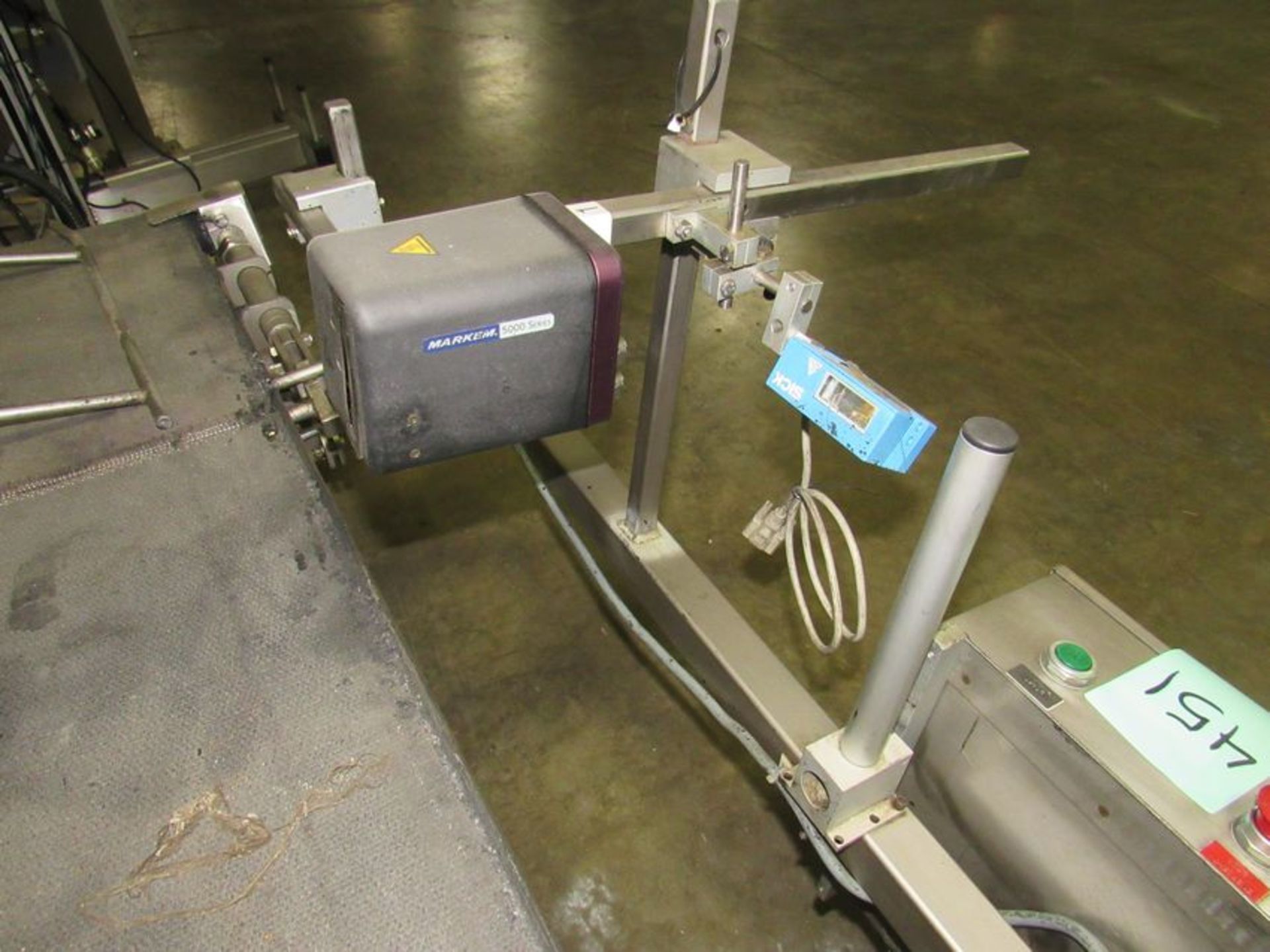 Markem Imaje Coders with conveyor and associated sensors. Free removal and loading - Optional - Image 4 of 7