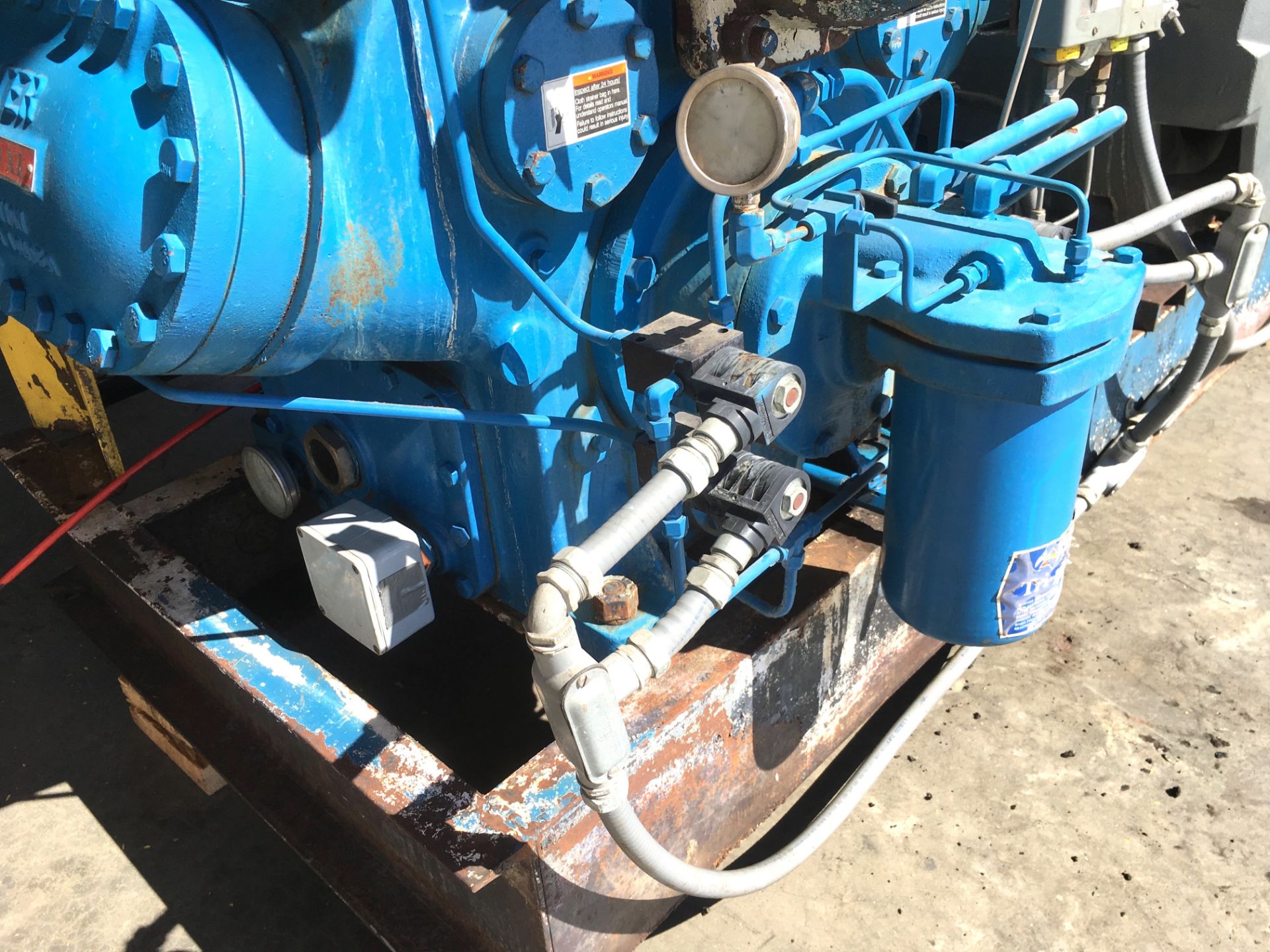 Vilter 458XL 8 Cylinder Ammonia Compressor with Soft Start Controls Model: A10K 458 XLB Serial: - Image 16 of 16
