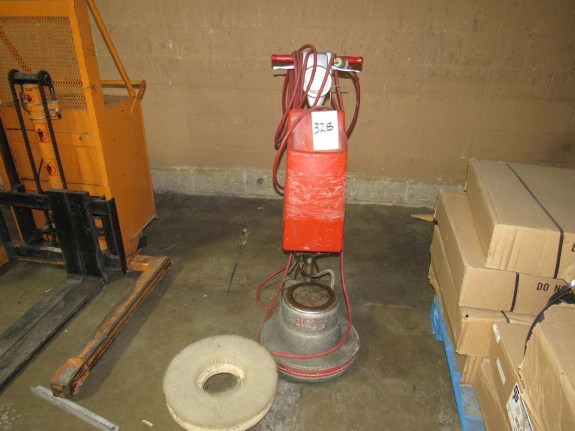 Floor Machine Company Floor Maintainer Floor Scrubber Model # FM-17, Serial # 17FM 35639, 3/4 HP,