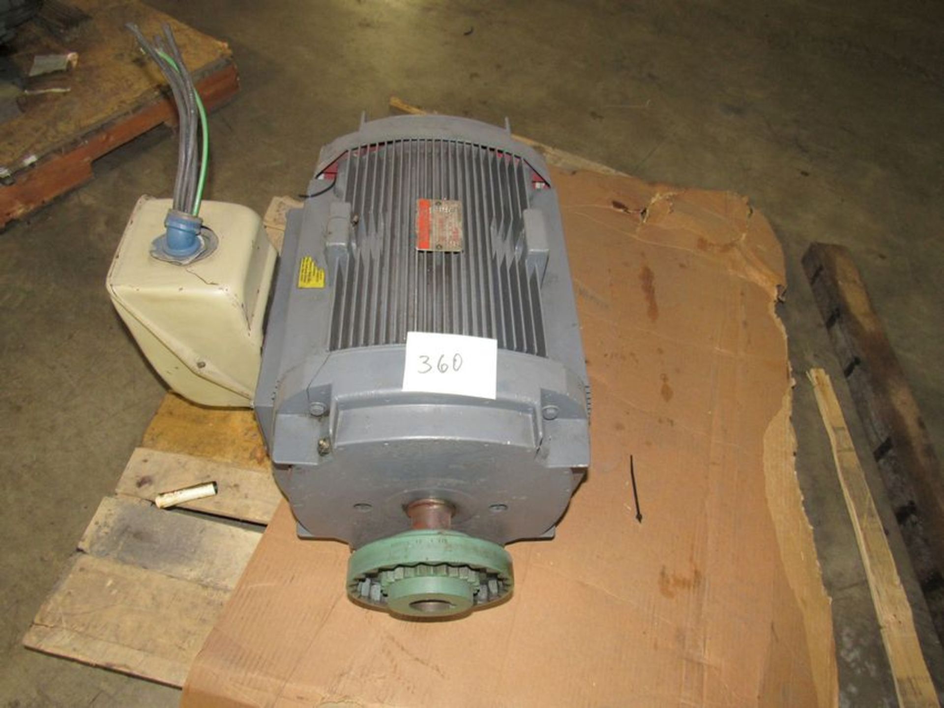 50 HP General Electric High Speed Electric Motor. 230/460 Volts, 119/59 Amps, 3555 RPM, 324TS Frame,