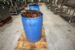 55 Gal. Drum Barrel Rex 3500 Case Conveyor Chain – Aprox. 778 lbs. (Located in Pittsburgh)***NUT