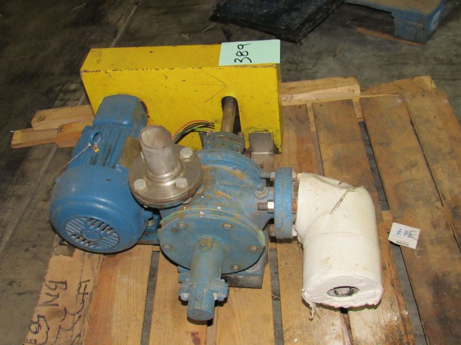 Viking Like Positive Displacement Pump with relief valve, 2 HP Motor, 220V/440Volts. 350RPM Final - Image 8 of 8