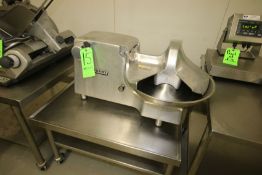 Hobart S/S Buffalo Bowl Chopper, Model 84186, S/N 31-1519 500, 1 hp, 3450 RPM, 115 V, Single Phase