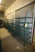 Aprox. 60" x 24" x 68" Portable Wire Racks (NOTE: Does Not Include Spare Parts)