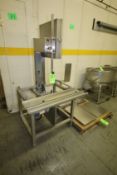 Hobart Vertical Band Saw, Model 6801, S/N 27-1162-531, 200-230 V, 3 Phase with Hobart 3 hp Motor