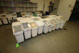 Rubbermaid and Other Portable Ingredient Bins