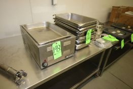 Adcraft Food Warmer, Model #FW-1200WF, 120 V, 60 Hz with (10) Assorted S/S Inserts