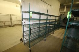 Aprox. 60" x 24" x 68" Portable Wire Racks (NOTE: Does Not Include Spare Parts)