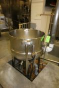 J. C. Pardo & Sons 100 Gal. S/S Kettle, S/N 8101-2, 100 psi @ 338 Degrees and 100 psi @ - 20