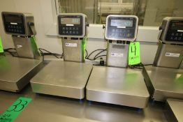 Avery Weigh-Tronix Digital Scales, Model ZQ375, S/N 144550662 and S/N 144550732 with 13-1/2" x 12"