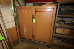 Knack 2-Door Jobmaster Portable Cabinet, Model 139 with Contents including: Electrical, Hole