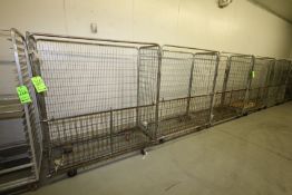 Aprox. 61" x 27-1/2" x 71" H Cage Carts