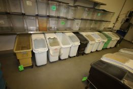 Rubbermaid and Other Portable Ingredient Bins