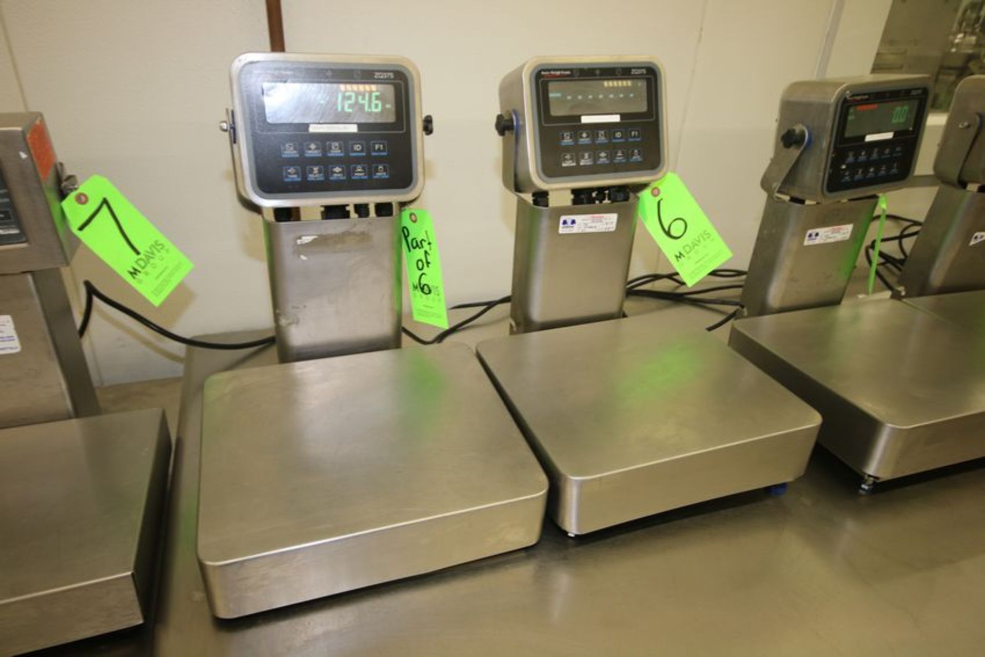 Avery Weigh-Tronix Digital Scales, Model ZQ375, S/N 144550670 and S/N 144550657 with 13-1/2" x 12" - Image 2 of 2