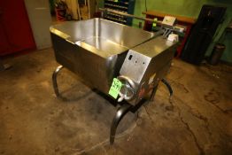 S/S Braising Unit, Tilting Capabilities, Dimensions Aprox. 35" L x 27" W x 10" Deep