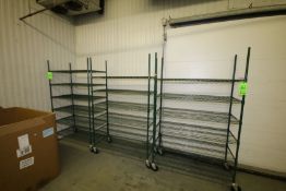 Aprox. 60" x 24" x 68" Portable Wire Racks (NOTE: Does Not Include Spare Parts)
