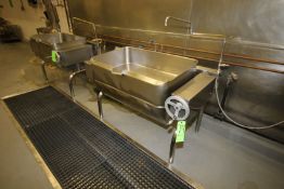 Groen Type Tilting Braising Pan, Natural Gas, Pan Dimensions Aprox. 41" L x 24" W x 9" Deep (NOTE: