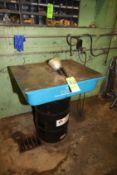 Remaining Items in Lower Storage Area includes: Crystal Clear Parts Cleaner, Waterloo Shop Table, (