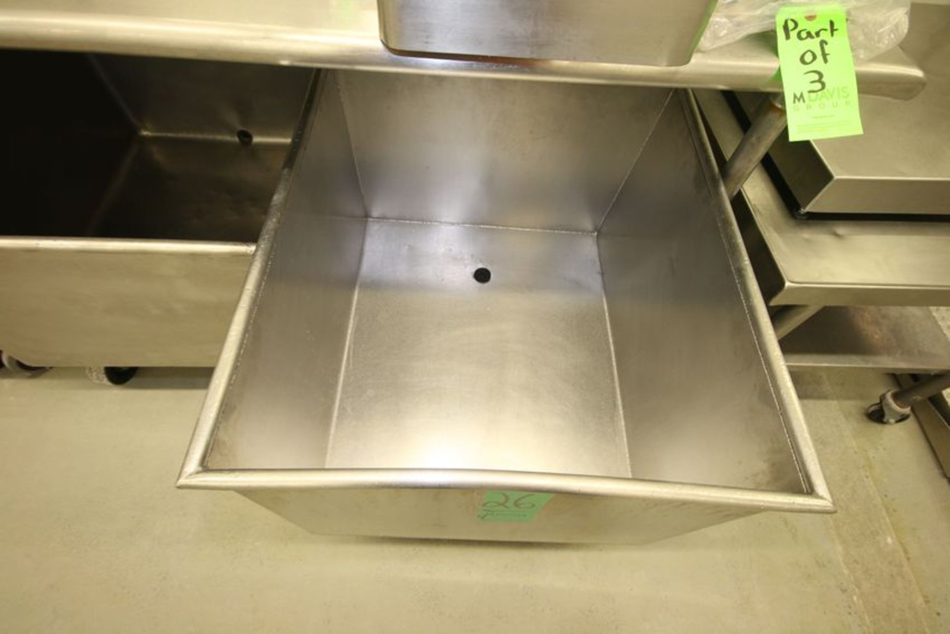 S/S Portable Totes - Aprox. 29-1/2" L x 25-1/2" W x 17-1/2" Deep - Image 3 of 3